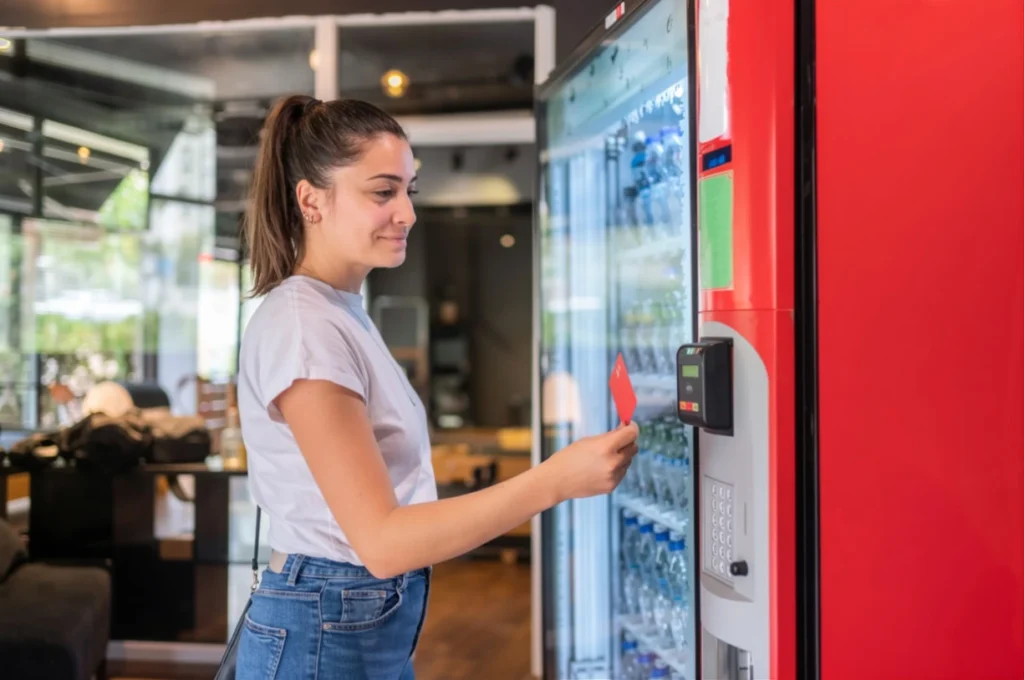 Grab Smart Vending machine available to guests around the clock