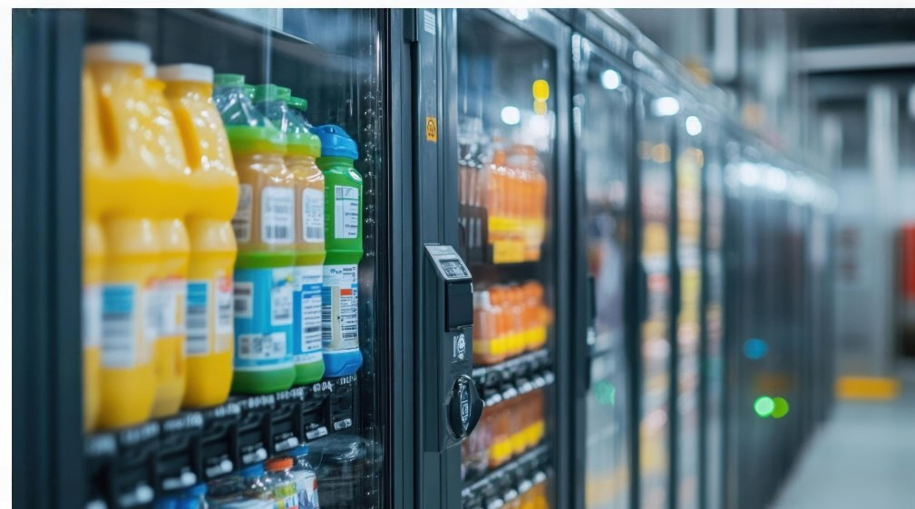 Grab Smart Vending machine installed in a shared space