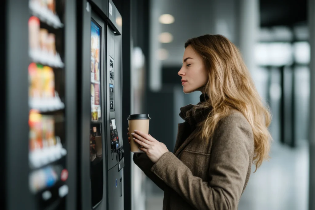 Grab Smart Vending machine in an airport terminal for travellers at odd hours